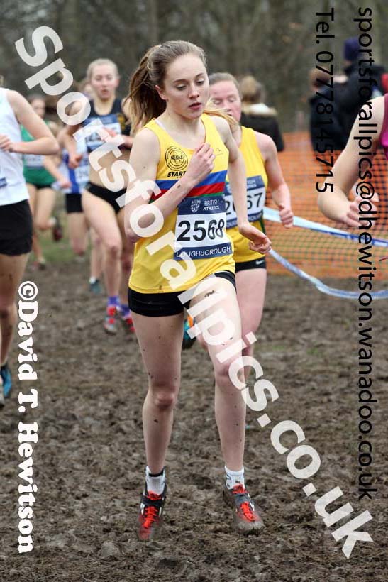 Womens under-20s Inter Counties Cross Country, Prestwold Hall, Loughborough. Photo: David T. Hewitson/Sports for All Pics